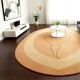 Handcrafted Round Abstract Minimalist Living Room Rug